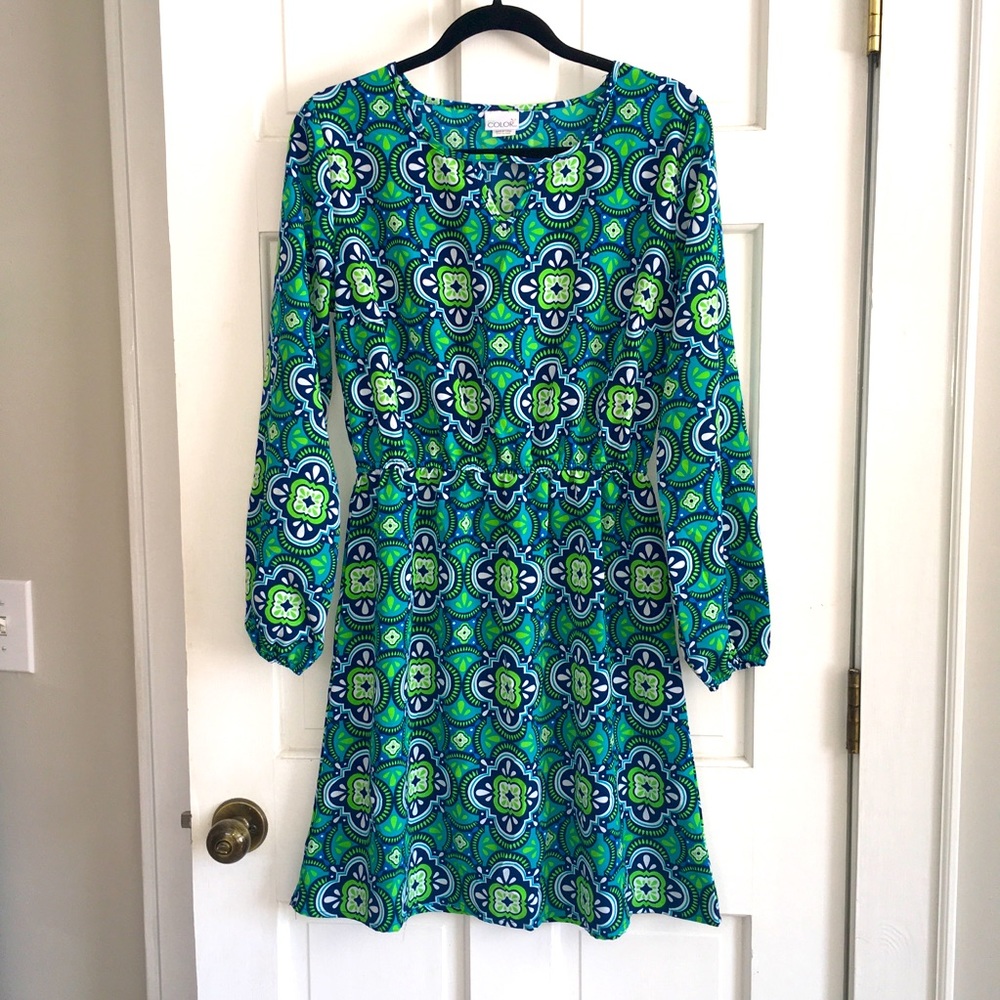 Geometric Print dress